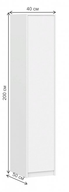 Шкаф Айден П06-400 белый