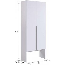 Шкаф Баско L800 К3 с полкой