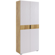 дуб крафт золотой / белое дерево