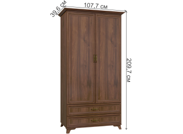 Шкаф Джассан с полками