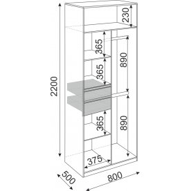 Шкаф Глэдис М22