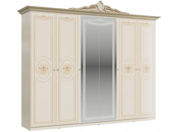 Шкаф для одежды Грация 280 слоновая кость