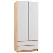 дуб крафт золотой / белый