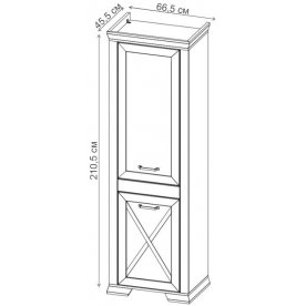Шкаф Марсель REG2DP