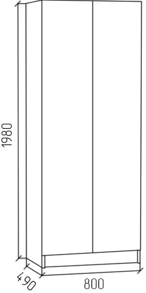 Шкаф СК2 белый