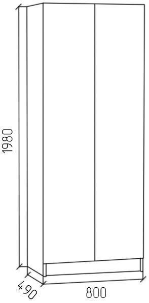 Шкаф СК2 венге