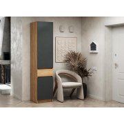 дуб крафт золотой / серый графит