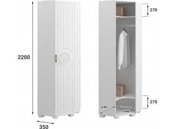 Шкаф Монблан МБ-20К