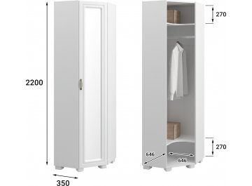 Шкаф Монблан МБ-20К