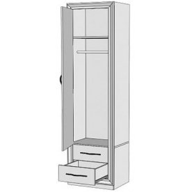 Шкаф Нобиле Пл-60/60 ШКр