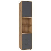 дуб крафт золотой / графит