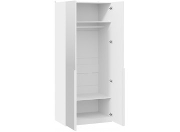 Распашной шкаф Порто СМ-393.07.004 белый жемчуг / белый жемчуг