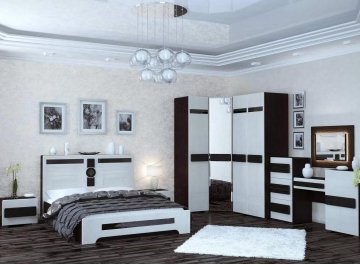 Шкаф для одежды Престиж 88 жемчужный лен / венге