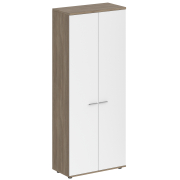 дуб темный / белый