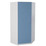 белый / голубой