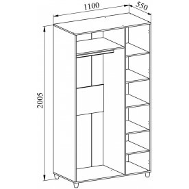 Шкаф Соня Премиум СО-11К