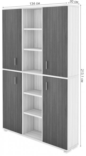 Шкаф Феланта-40-5 БЕ белый