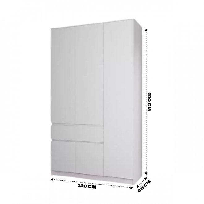 Шкаф Сура 120 белый