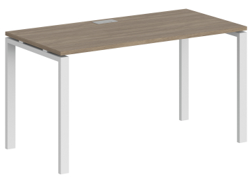 Компьютерный стол SG.201 дуб темный / белый