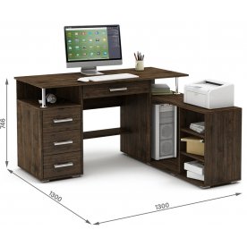 Компьютерный стол Амбер-12Я