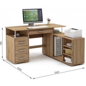 Компьютерный стол Амбер-12Я