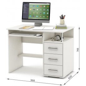 Компьютерный стол Амбер-3К