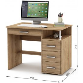 Компьютерный стол Амбер-3Я