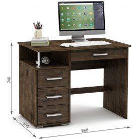 Компьютерный стол Амбер-4Я