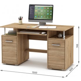 Компьютерный стол Амбер-5К