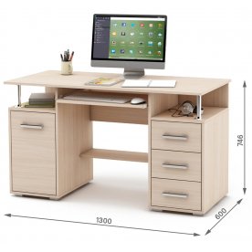 Компьютерный стол Амбер-6К