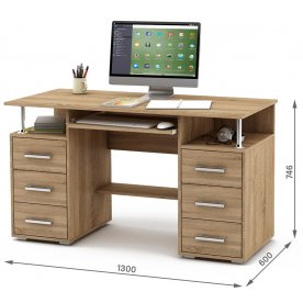 Компьютерный стол Амбер-8К