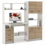 белый / дуб сонома