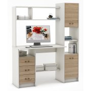 белый / дуб сонома