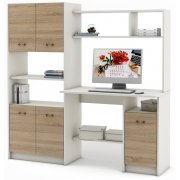 белый / дуб сонома