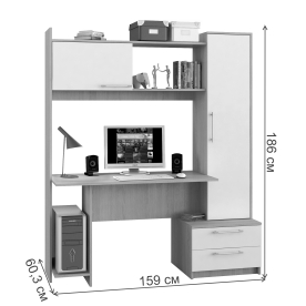 Компьютерный стол Кисани