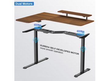 Компьютерный стол Eureka ERK-L60L-WN