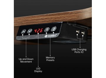 Компьютерный стол Eureka ERK-L60R-WN