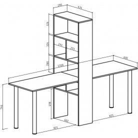 Компьютерный стол Фенкес 466