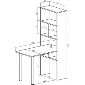 Компьютерный стол Фенкес 46