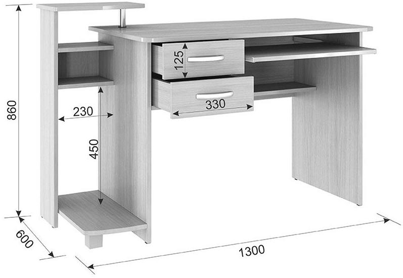 Компьютерный стол Ирбис венге