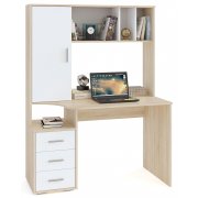 дуб сонома / белый