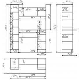 Компьютерный стол Мебелеф-20