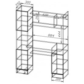 Компьютерный стол Мебелеф-20