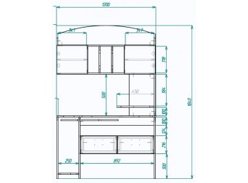 Компьютерный стол Мебелеф-30