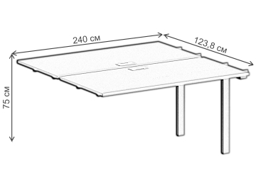 Приставка для письменного стола SG.211