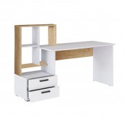 белый с тиснением «древесные поры» / дуб крафт золотой