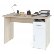 дуб сонома / белый