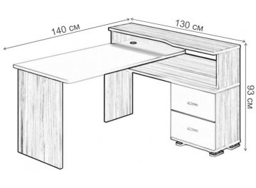 Компьютерный стол СР-620/140