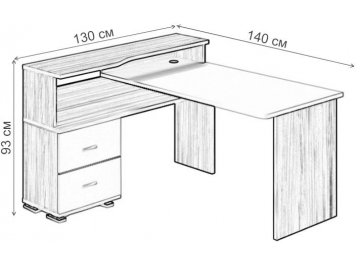 Компьютерный стол СР-620/140