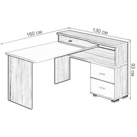 Компьютерный стол СР-620/160